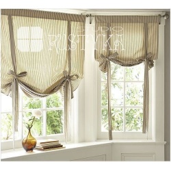 Bawełne roletki dyliżansowe tkanina shabby chic